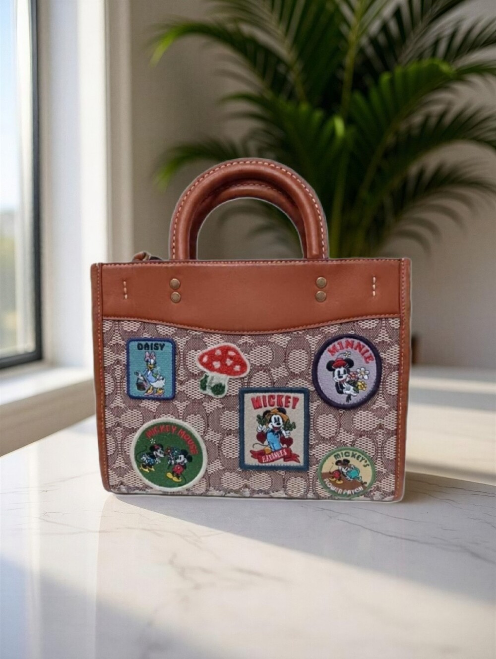 COACH X DISNEY LIMITED EDITION 2023 ✨️ Rogue 25 Bag - Signature Canvas Patchwork